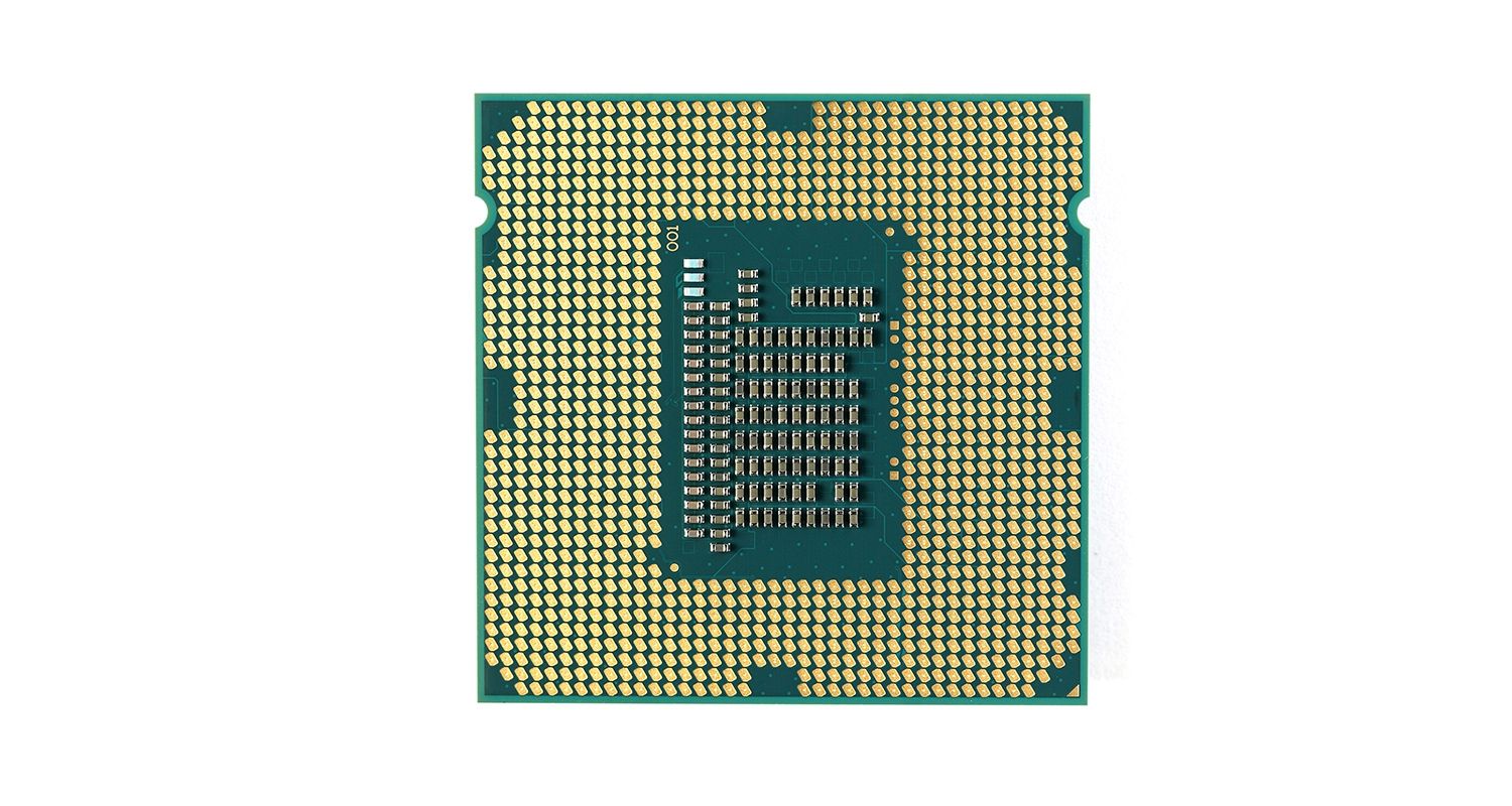Computer’s Central Processing Unit (CPU) isolated on a white background